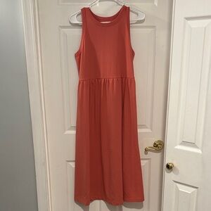 Target Rust Sleeveless Midi Dress